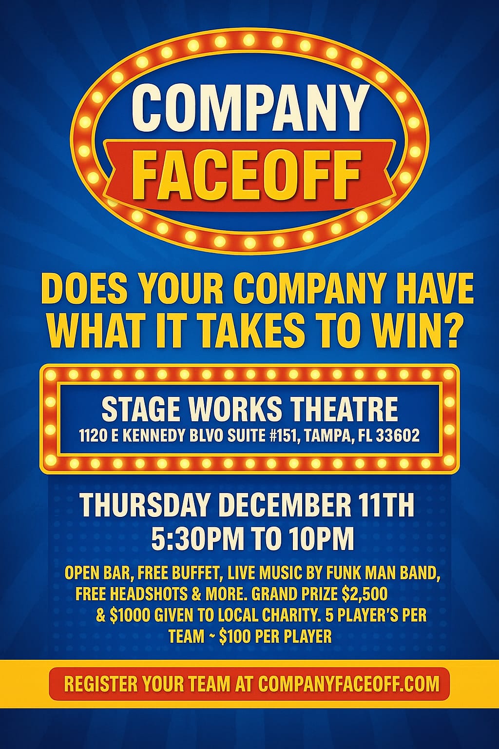 Company Faceoff flyer